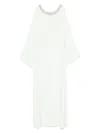 Amen Gem-embellished Maxi Dress In Green