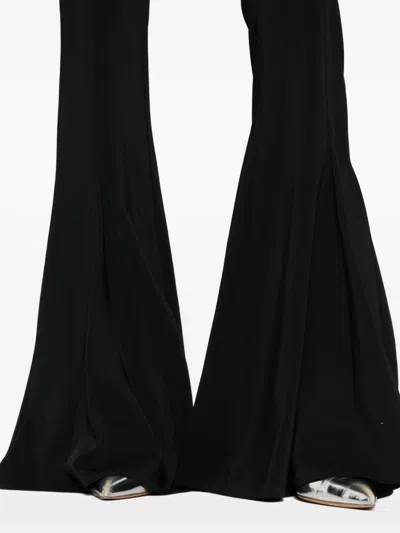 Amen High-waist Flared Trousers In Black