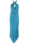 Amen Long Dress In Jacquard Satin