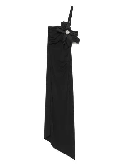 Amen Jersey Maxi Dress In Black