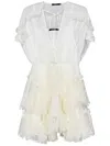 Amen Mini Dress With Tiered Skirt