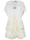 Amen Mini Dress With Tiered Skirt