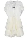 Amen Mini Dress With Tiered Skirt
