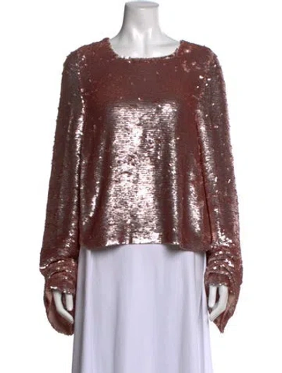 Pre-owned Amen Patterned Crew Neck Top In Multicolor