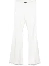 Amen Satin Trousers In White