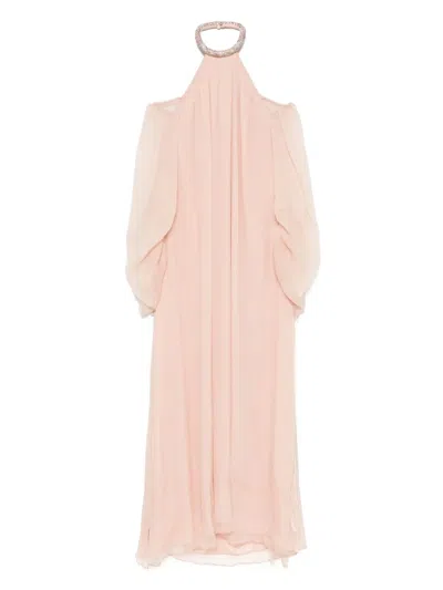 Amen Silk Chiffon Maxi Dress