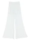 Amen Silk Trousers In Blue
