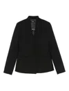 Amen Single-breasted Jacket In Black