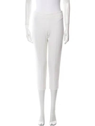 Pre-owned Amen Straight Leg Pants In White