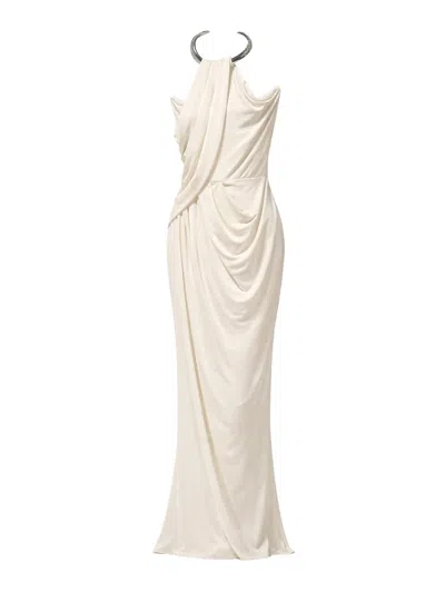 Amen Long Dress In White