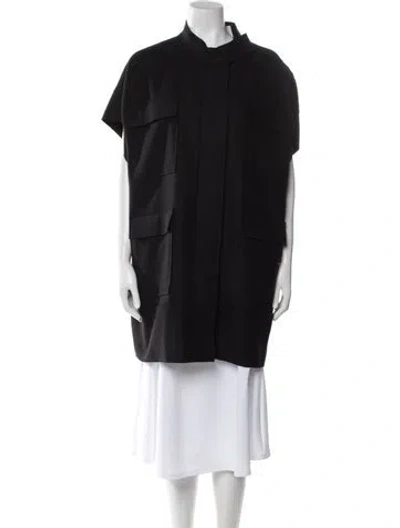 Pre-owned Amen Virgin Wool Utility Jacket W/ Tags In Black