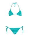Amen Woman Bikini Turquoise Size M Polyamide, Elastane, Aluminum In Blue