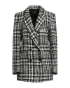 Amen Woman Blazer Black Size 8 Acrylic, Wool, Polyester