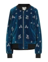 Amen Woman Jacket Deep Teal Size 6 Cotton, Viscose, Elastane In Green