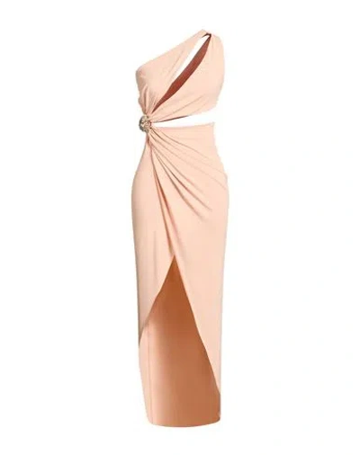 Amen Woman Maxi Dress Antique Rose Size 6 Acetate, Polyamide, Elastane In Pink