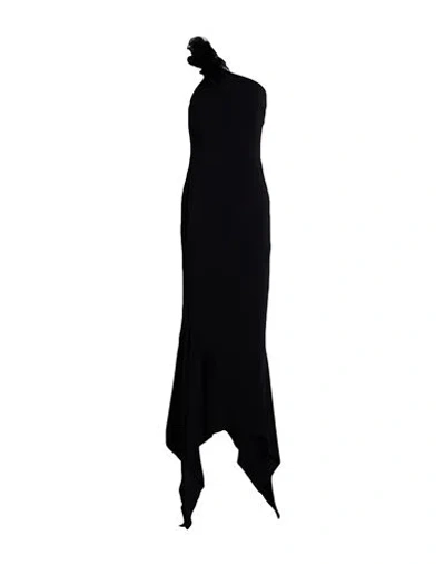 Amen Woman Maxi Dress Black Size 4 Viscose, Elastane