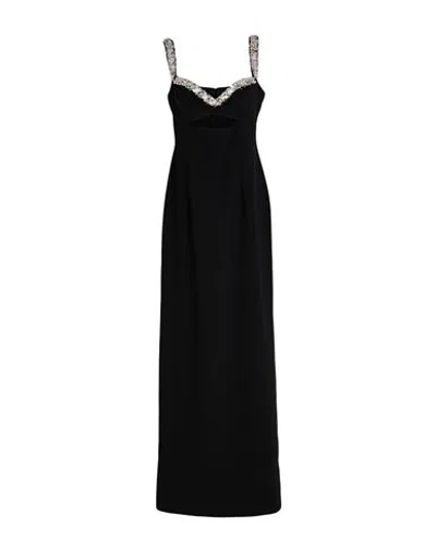 Amen Woman Maxi Dress Black Size 8 Polyester