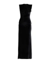 Amen Woman Maxi Dress Black Size 8 Polyester, Elastane