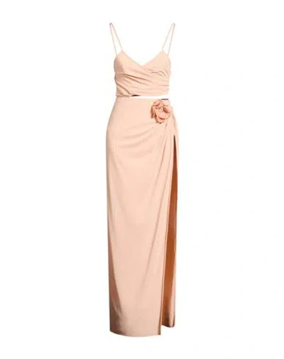 Amen Woman Maxi Dress Blush Size 6 Acetate, Polyamide, Elastane In Pink