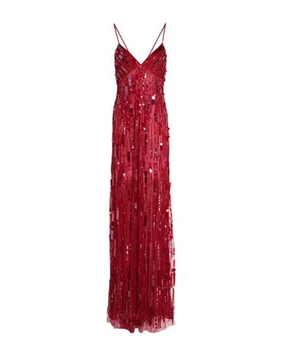 Amen Woman Maxi Dress Red Size 8 Polyamide