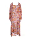 Amen Long Dresses In Blue