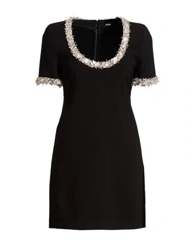 Amen Woman Mini Dress Black Size 10 Polyester
