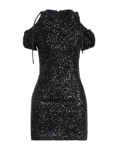 Amen Short Dresses In Black