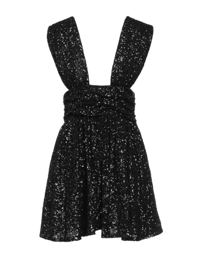 Amen Short Dresses In Black