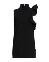 Amen Woman Mini Dress Black Size 8 Polyester In Black