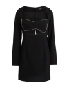Amen Woman Mini Dress Black Size 8 Polyester In Black