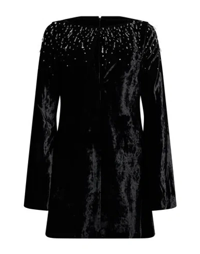 Amen Woman Mini Dress Black Size 8 Viscose, Polyamide