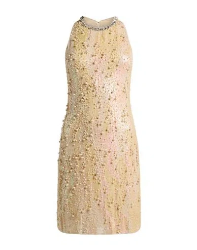 Amen Woman Mini Dress Cream Size 8 Viscose In White
