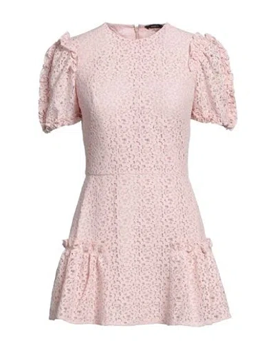 Amen Woman Short Dress Light Pink Size 6 Polyester