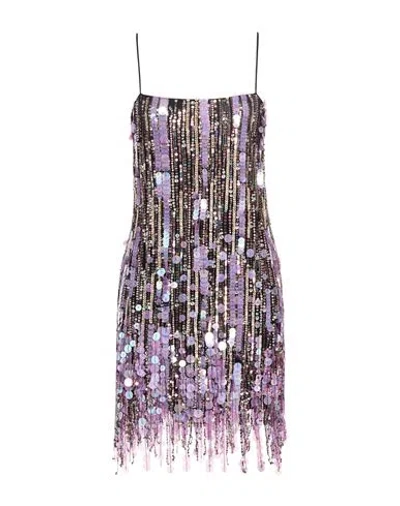 Amen Woman Mini Dress Mauve Size 4 Polyamide In Purple