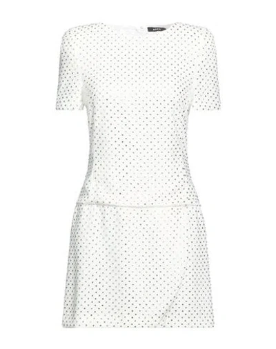 Amen Woman Mini Dress Off White Size 10 Polyester