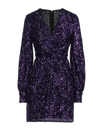 Amen Short Dresses In Purple