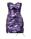 Amen Woman Mini Dress Purple Size 8 Polyester In Purple