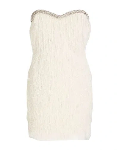 Amen Woman Mini Dress White Size 4 Polyester