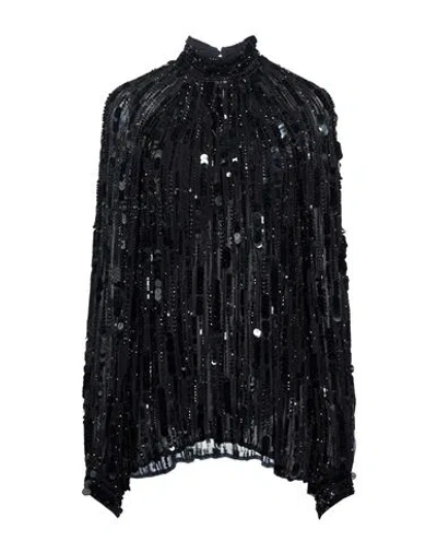 Amen Woman Top Black Size 12 Viscose