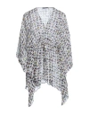 Amen Woman Kaftan White Size 8 Viscose