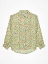 Amendi Jeanne Silk Blouse In Pale Yellow