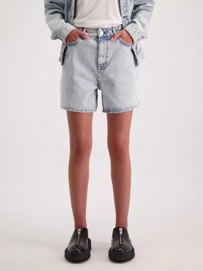 Amendi Sylvia Denim Shorts In Arctic Ice