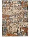 Amer Rugs Allure Ada 5'1" X 7'6" Area Rug In Beige,rust