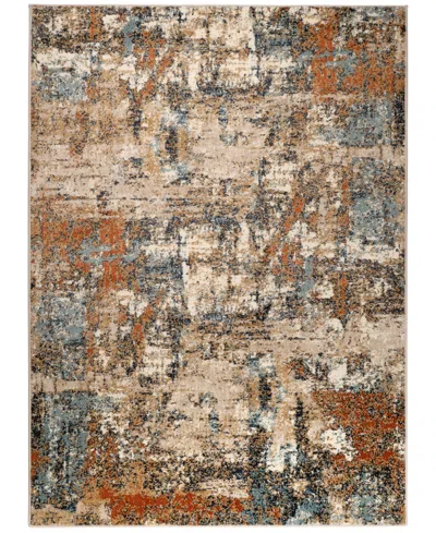 Amer Rugs Allure Ada 7'9" X 9'9" Area Rug In Beige,rust