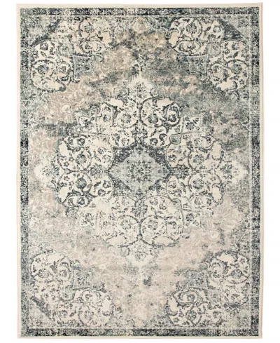Amer Rugs Allure Antonette 5'1" X 7'6" Area Rug In Ivory,blue