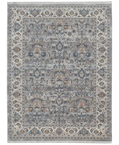 Amer Rugs Arcadia Arc-2 Gray/ivory 7'1" X 10' Area Rug In Multi
