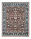 Amer Rugs Arcadia Arc-3 Area Rug, 7'1 X 10' In Red/ Navy
