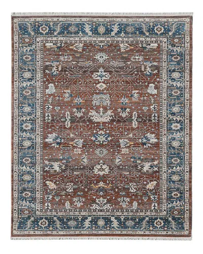 Amer Rugs Arcadia Arc-3 Area Rug, 7'1 X 10' In Red/ Navy