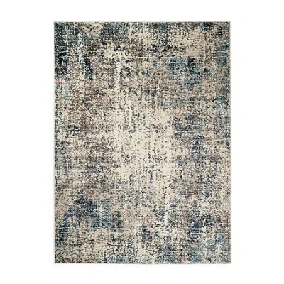 Amer Rugs Arlenu Hai Abstract Abstract Indoor Rectangular Accent Rug In Blue