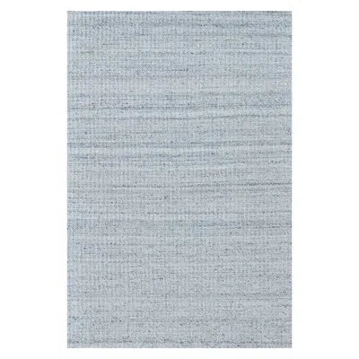 Amer Rugs Atlantic Striped  Sky Blue Hand-woven (outdoor) Area Rug